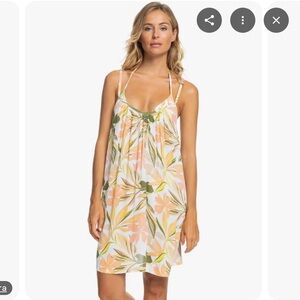Roxy floral coverup dress
